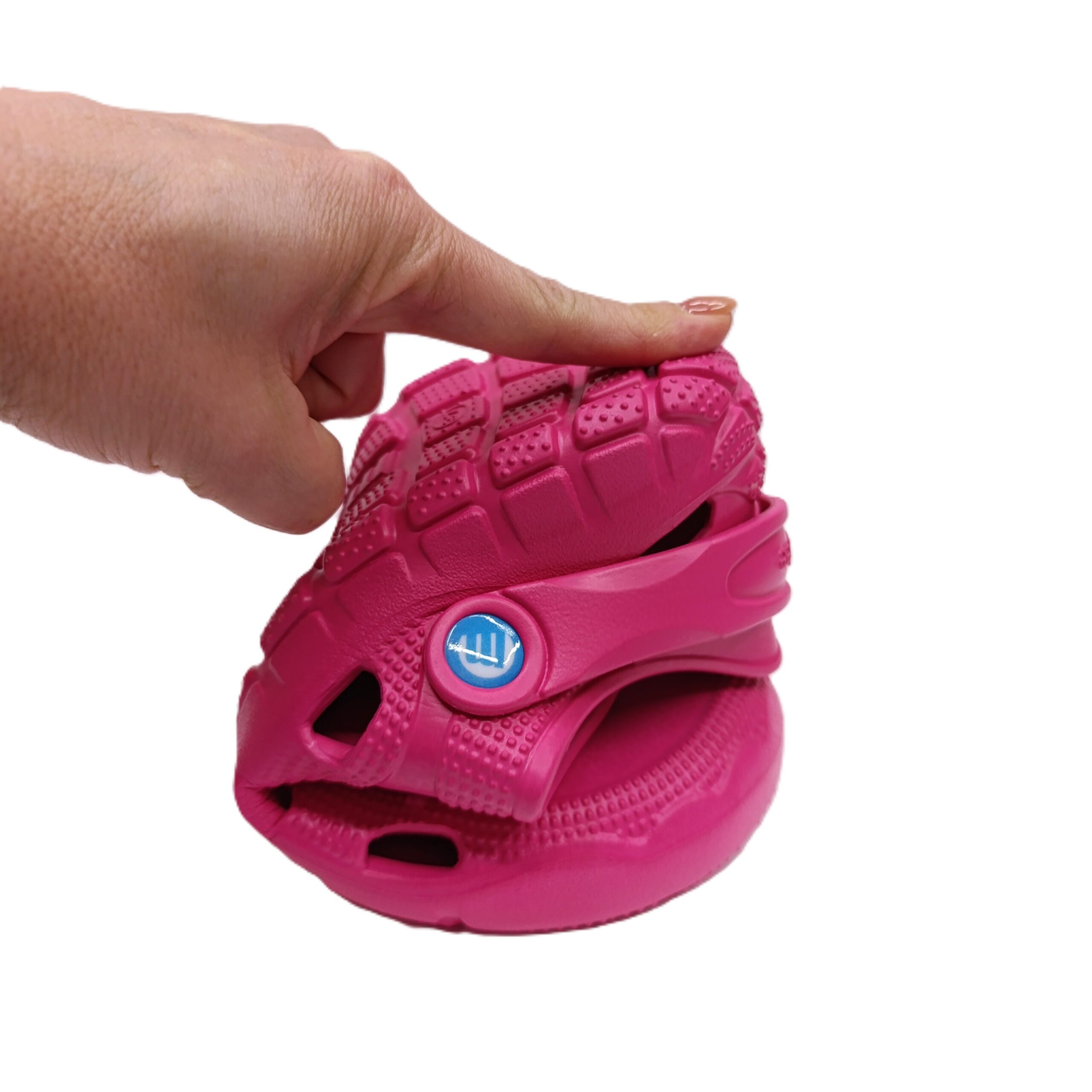 Zueco mustang free barefoot fucsia pvc mujer