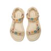 Sandalia barefoot mujer mustang free solana beige