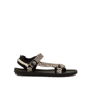 Sandalia barefoot mujer mustang free solana negro
