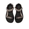 Sandalia barefoot mujer mustang free solana negro