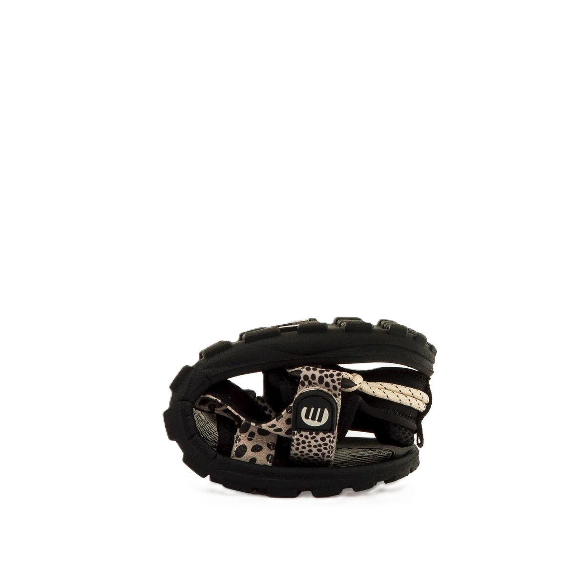 Sandalia barefoot mujer mustang free solana negro