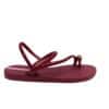 Sandalia Ipanema mujer glam ring burdeos