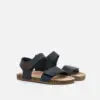 Sandalia barefoot niño mustang free azul