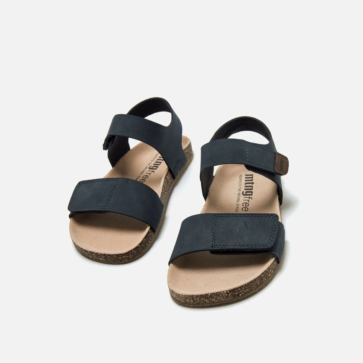 Sandalia barefoot niño mustang free azul