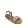 Sandalia niña mustang beige
