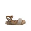 Sandalia niña mustang beige