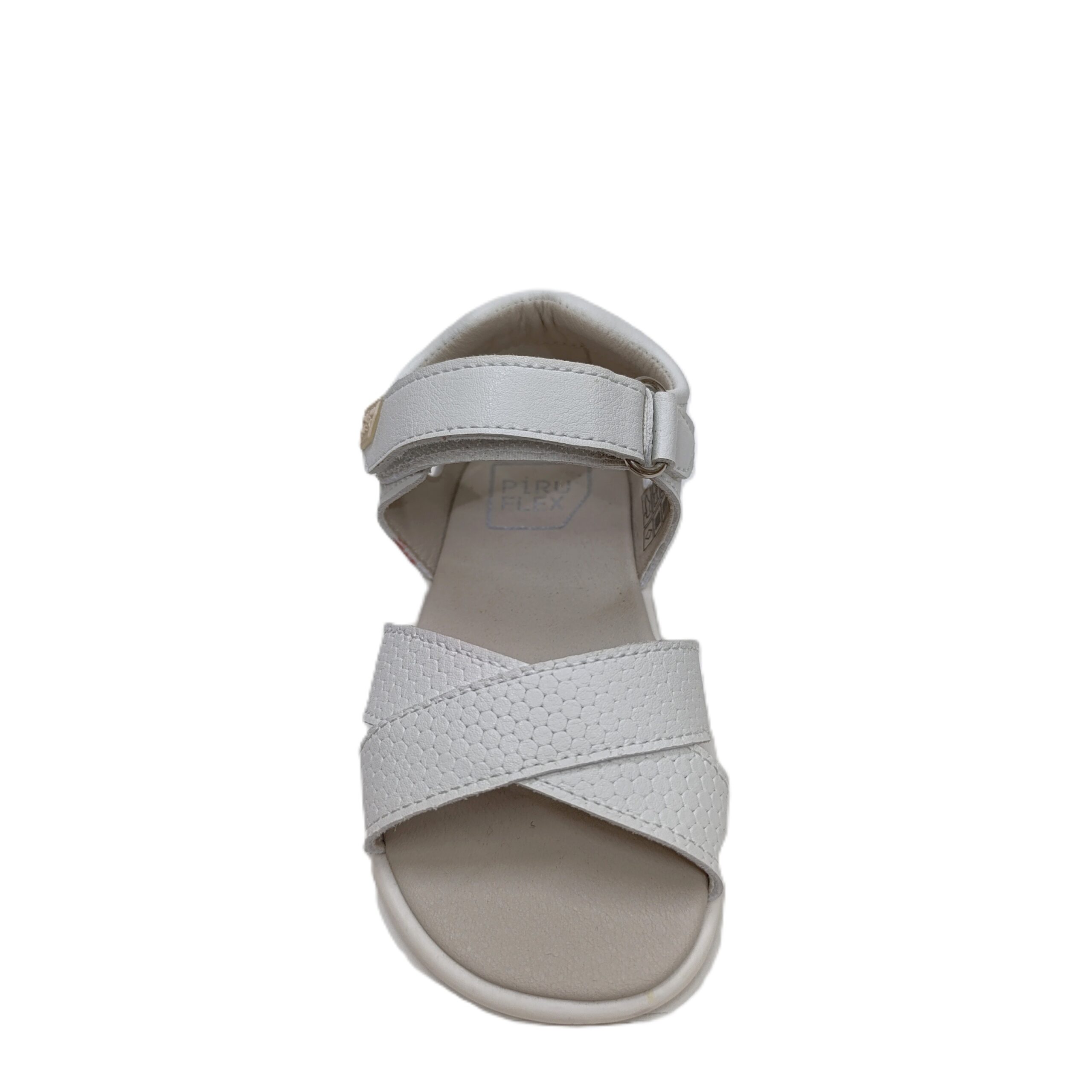 Sandalia barefoot Piruflex primeros pasos blanco