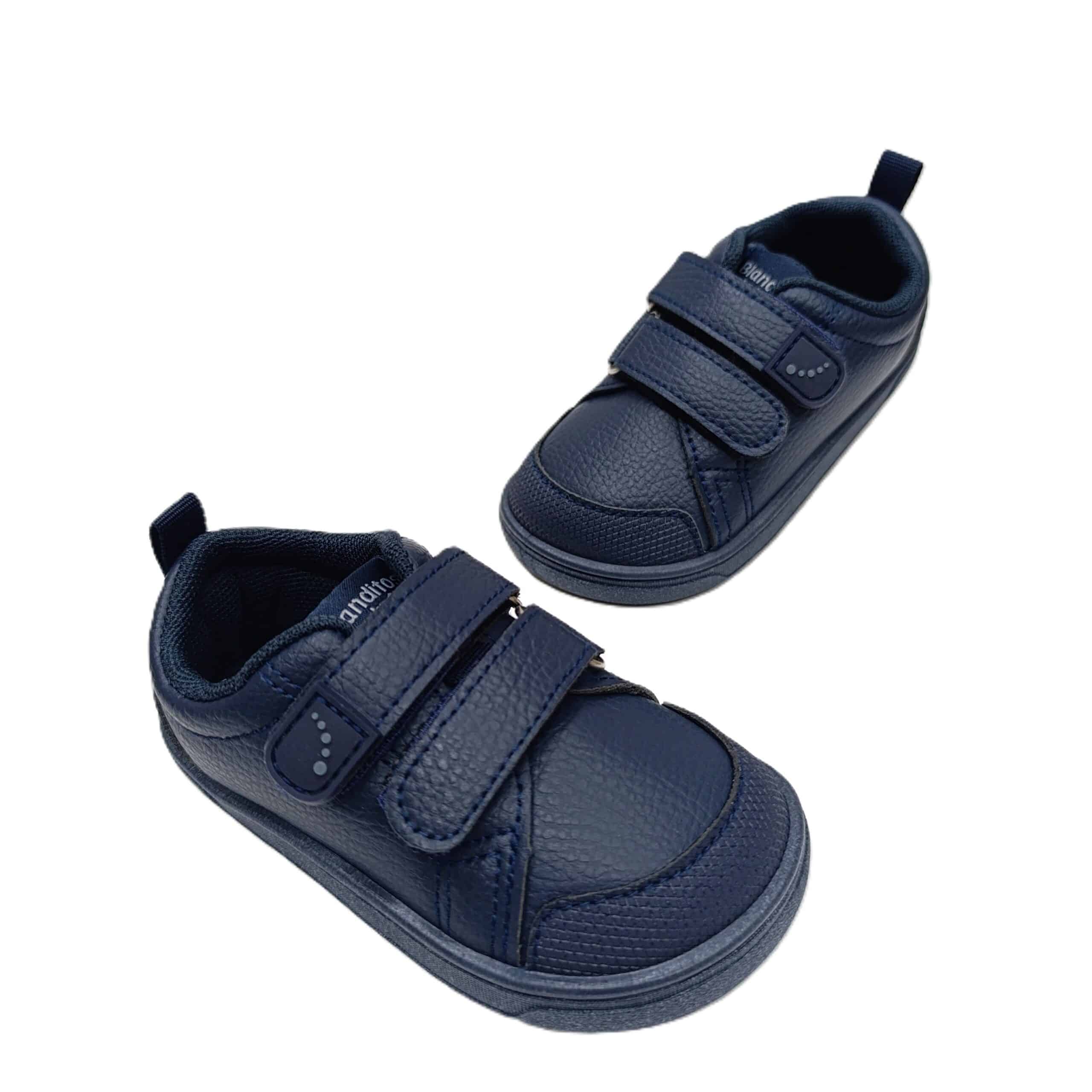 Deportiva barefoot blanditos by crios chyclid azul marino colegial