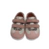 Deportiva garvalin primeros pasos niña beige/rosa