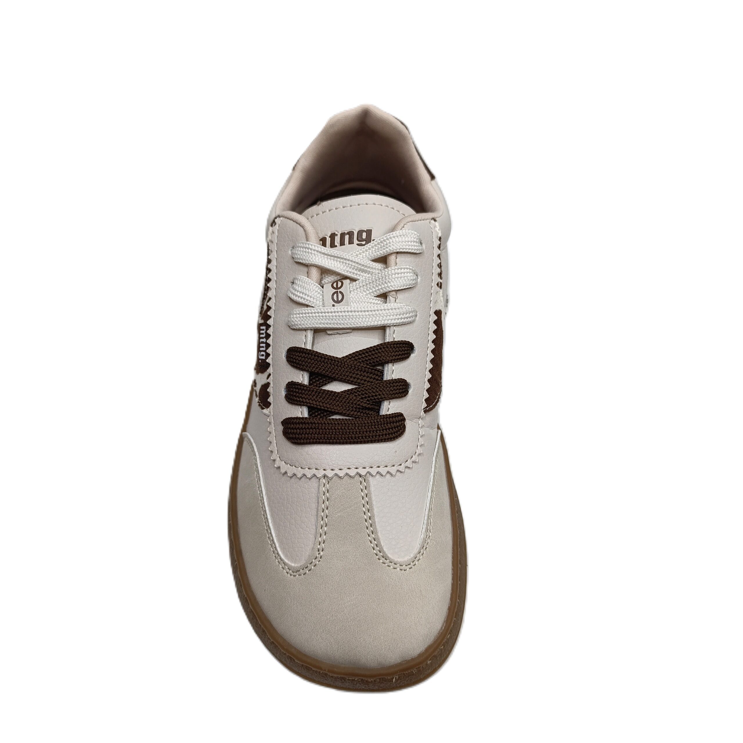 Zapatilla deportiva barefoot mustang free alask mujer beige/marrón