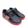 Deportiva barefoot futbol Mustang free Play negro/rojo