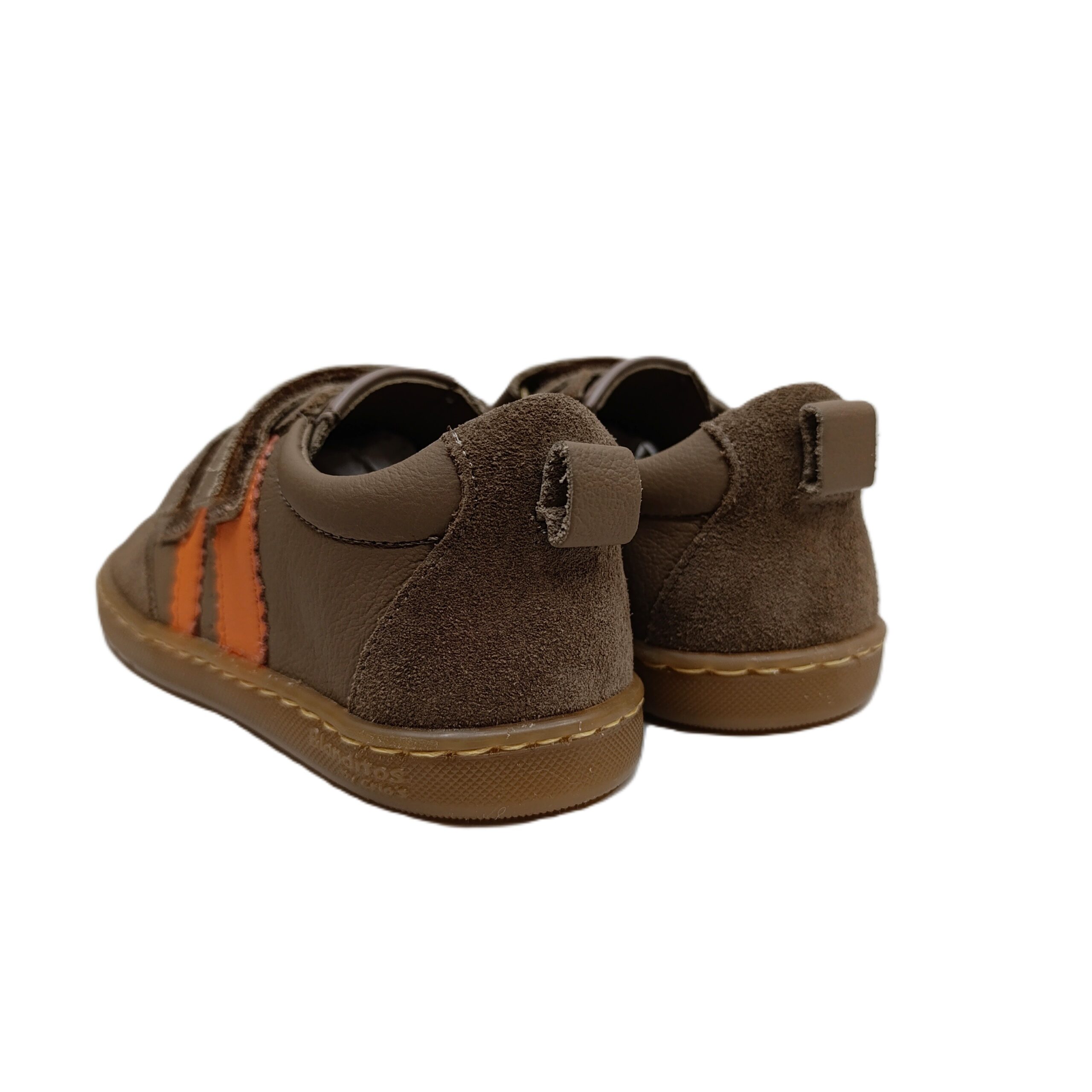 Deportiva barefoot niña Blanditos by Crio´s Delfín Visón/naranja