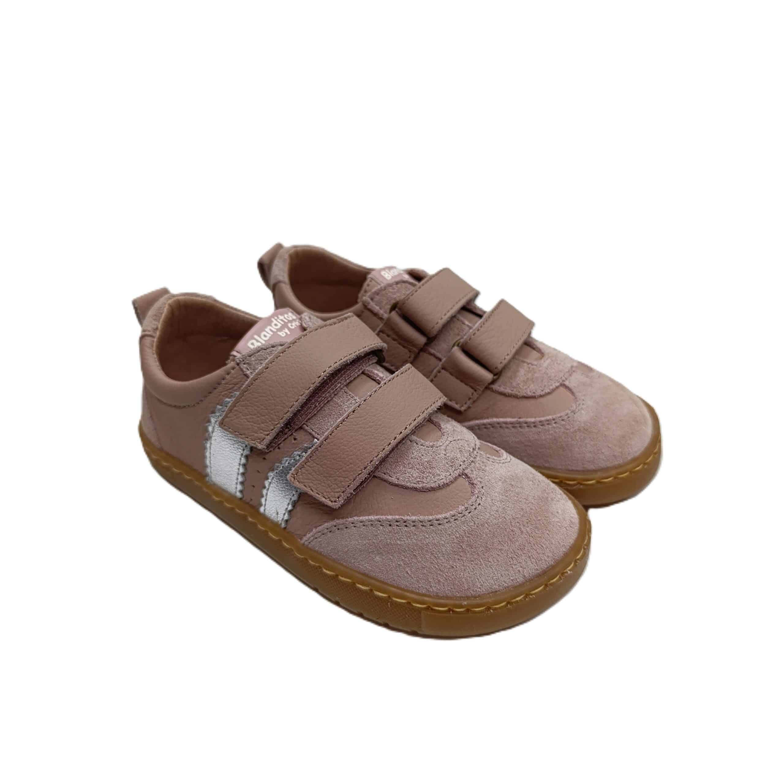 Deportiva barefoot niña Blanditos by Crio´s Delfín Rosa/Plata
