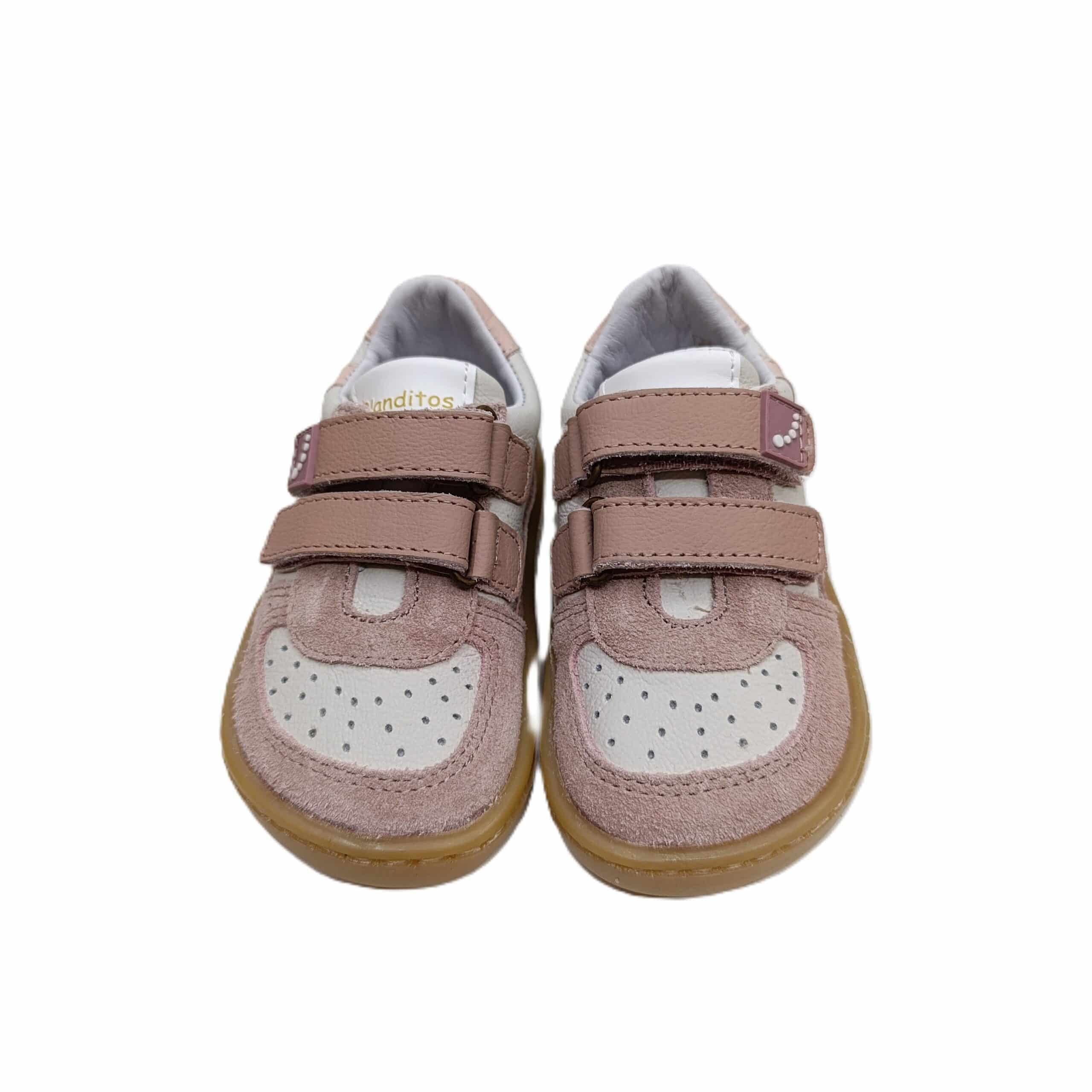 Deportiva bareoot bebé Blanditos by Crio´s Caicos Blanco/rosa