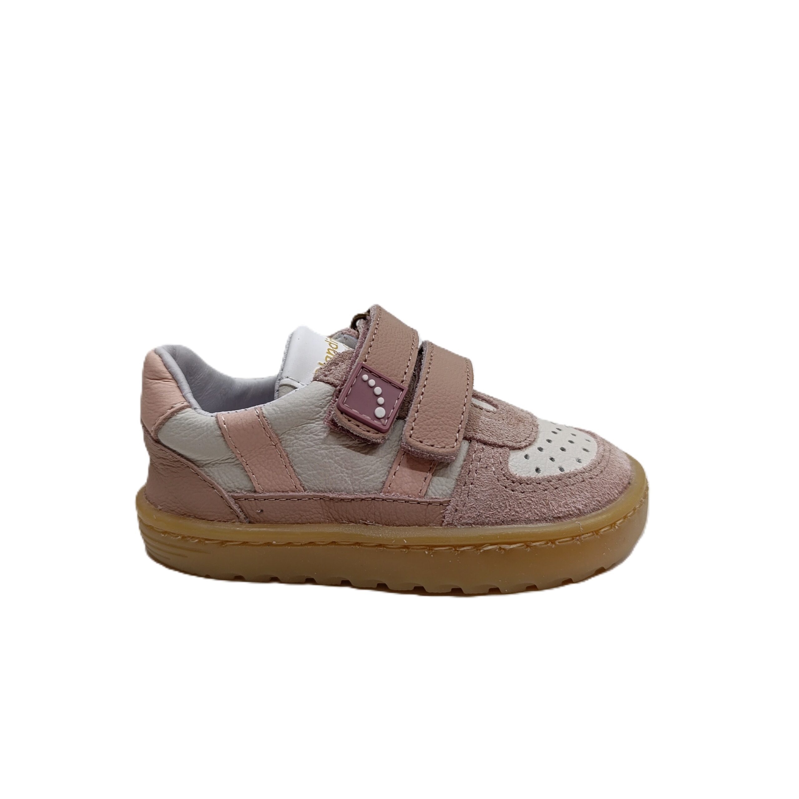 Deportiva bareoot bebé Blanditos by Crio´s Caicos Blanco/rosa