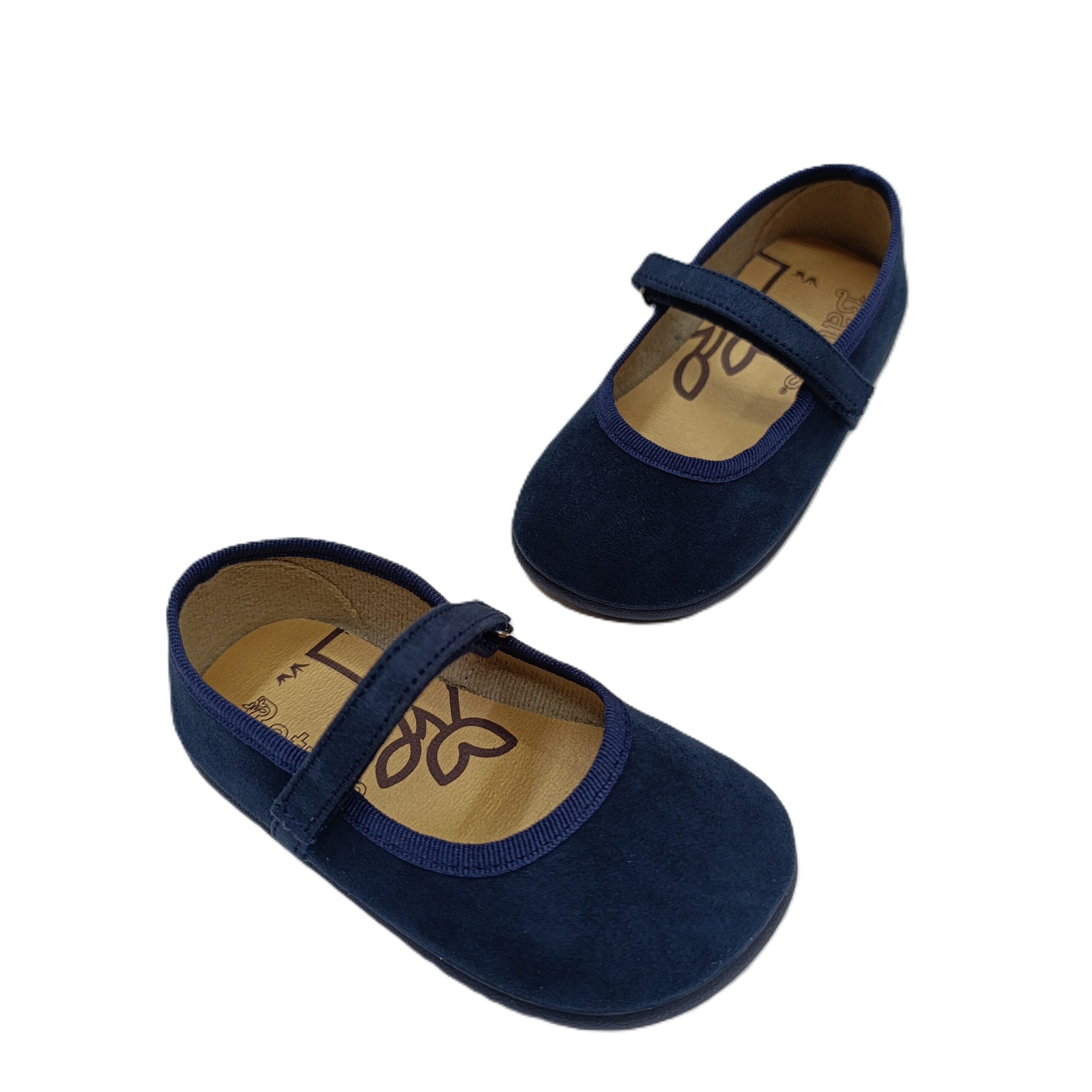 Mercedes barefoot niña Batilas azul marino