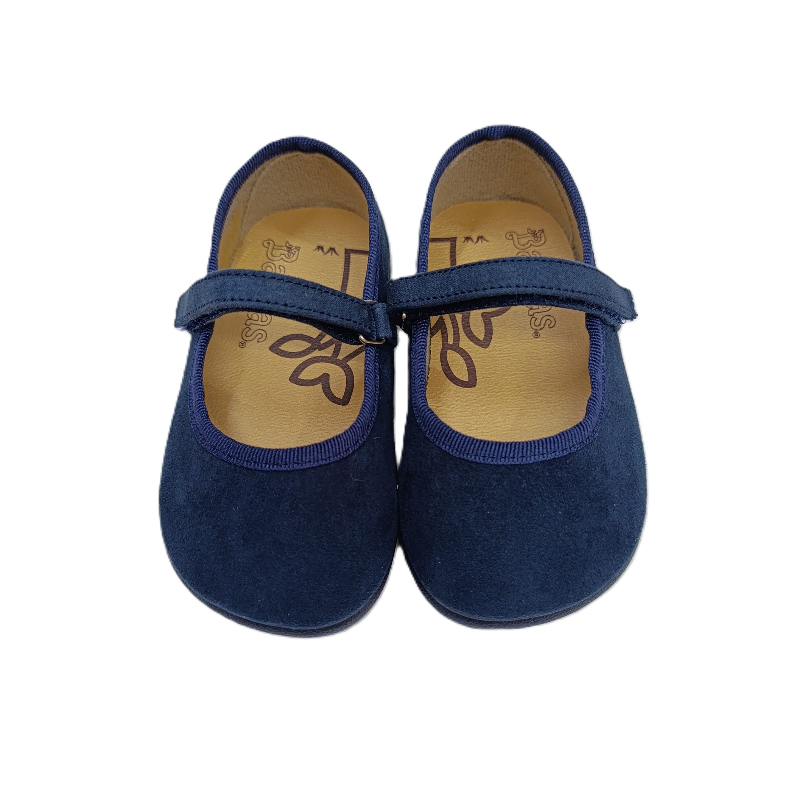 Mercedes barefoot niña Batilas azul marino