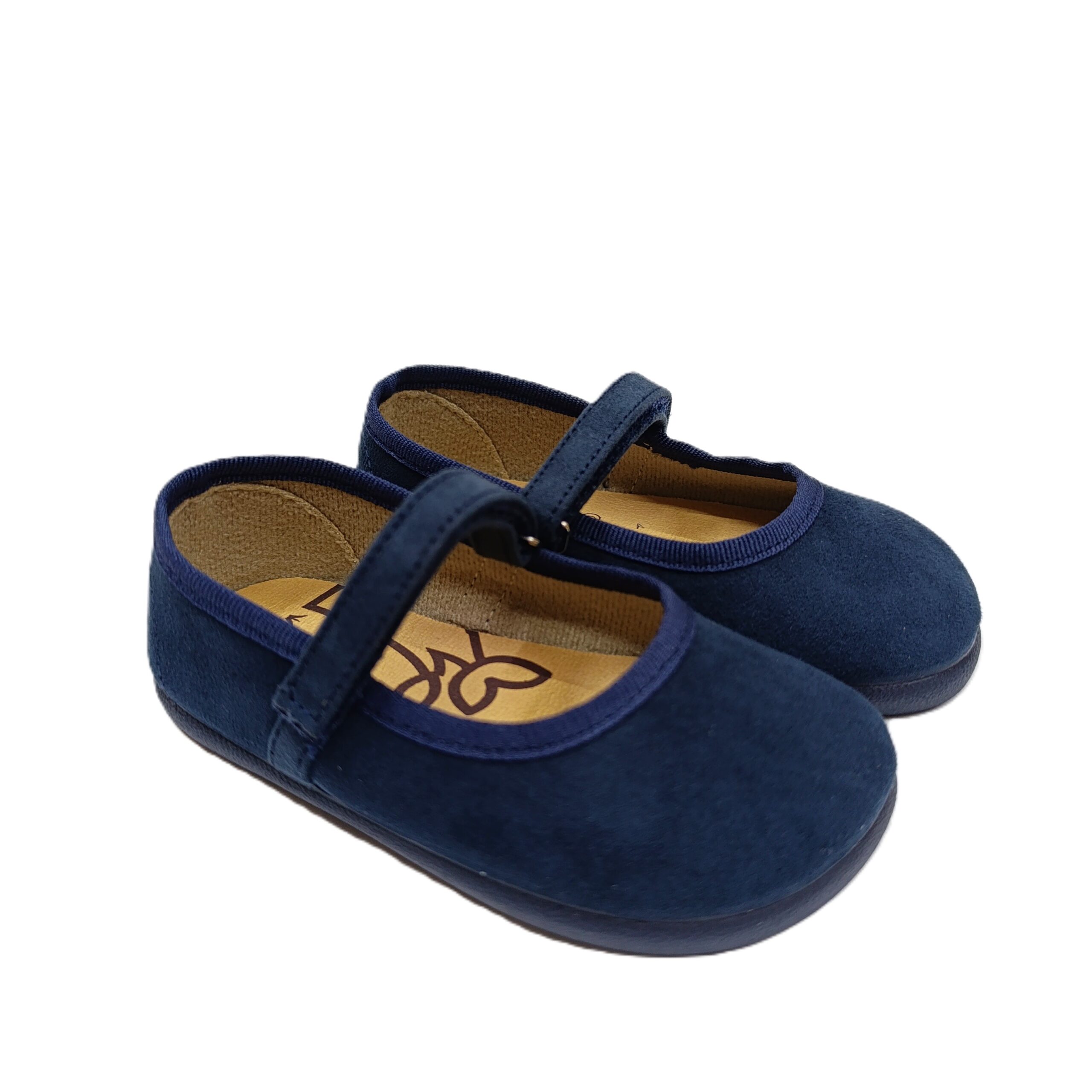 Mercedes barefoot niña Batilas azul marino