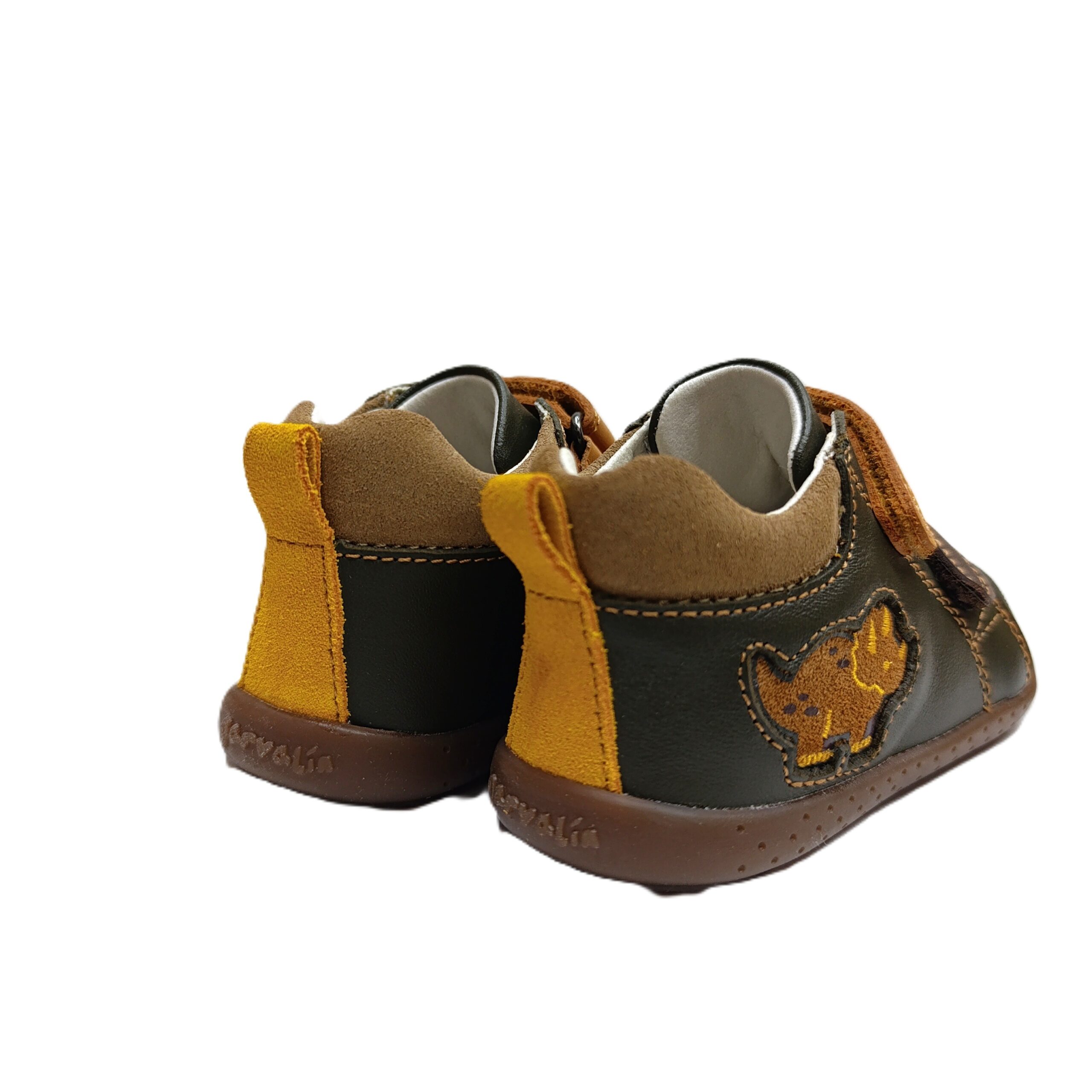 Botita barefoot bebé Garvalín kaki