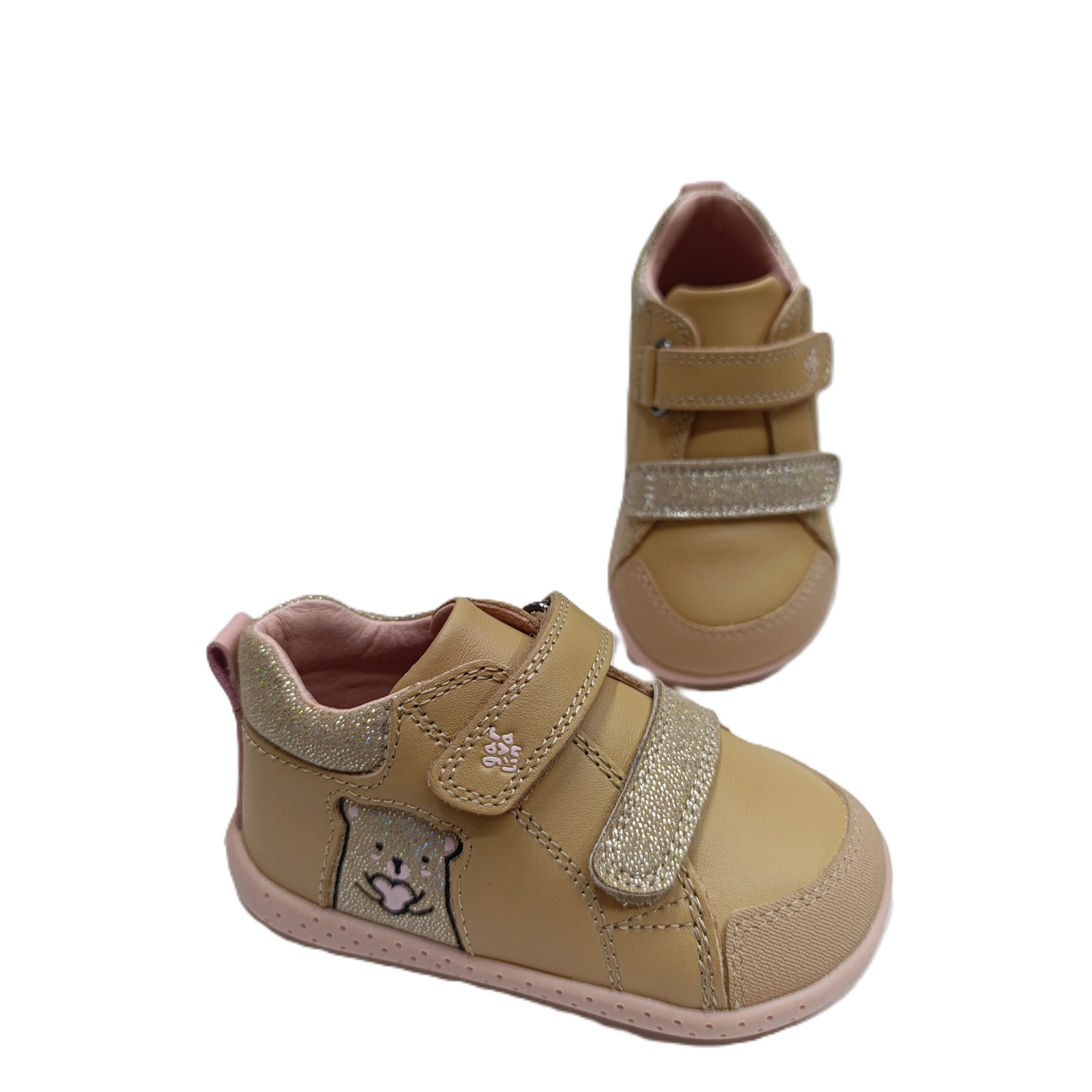 Botita barefoot bebé Garvalín beige