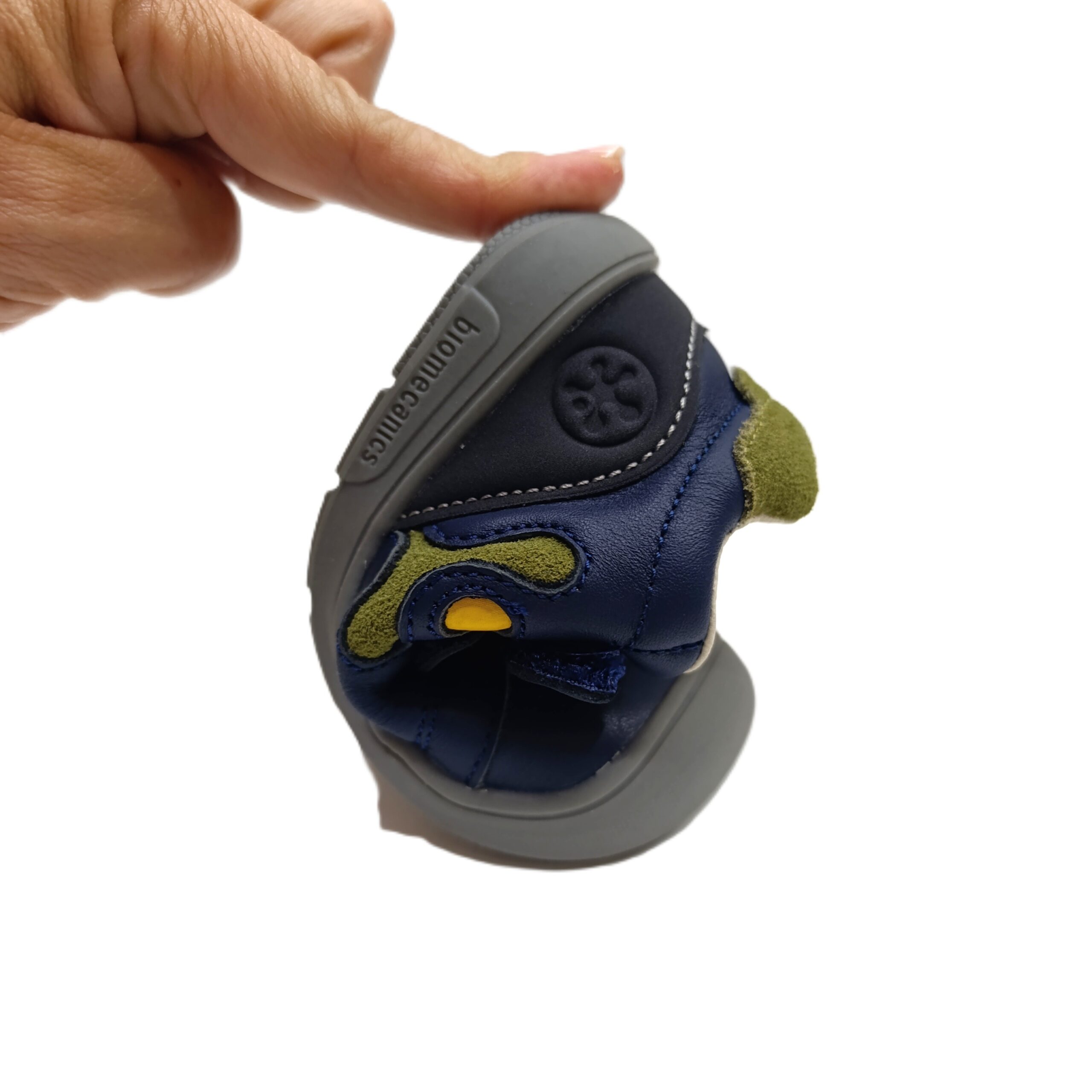 Bota bebé barefoot primeros pasos biomecanics azul