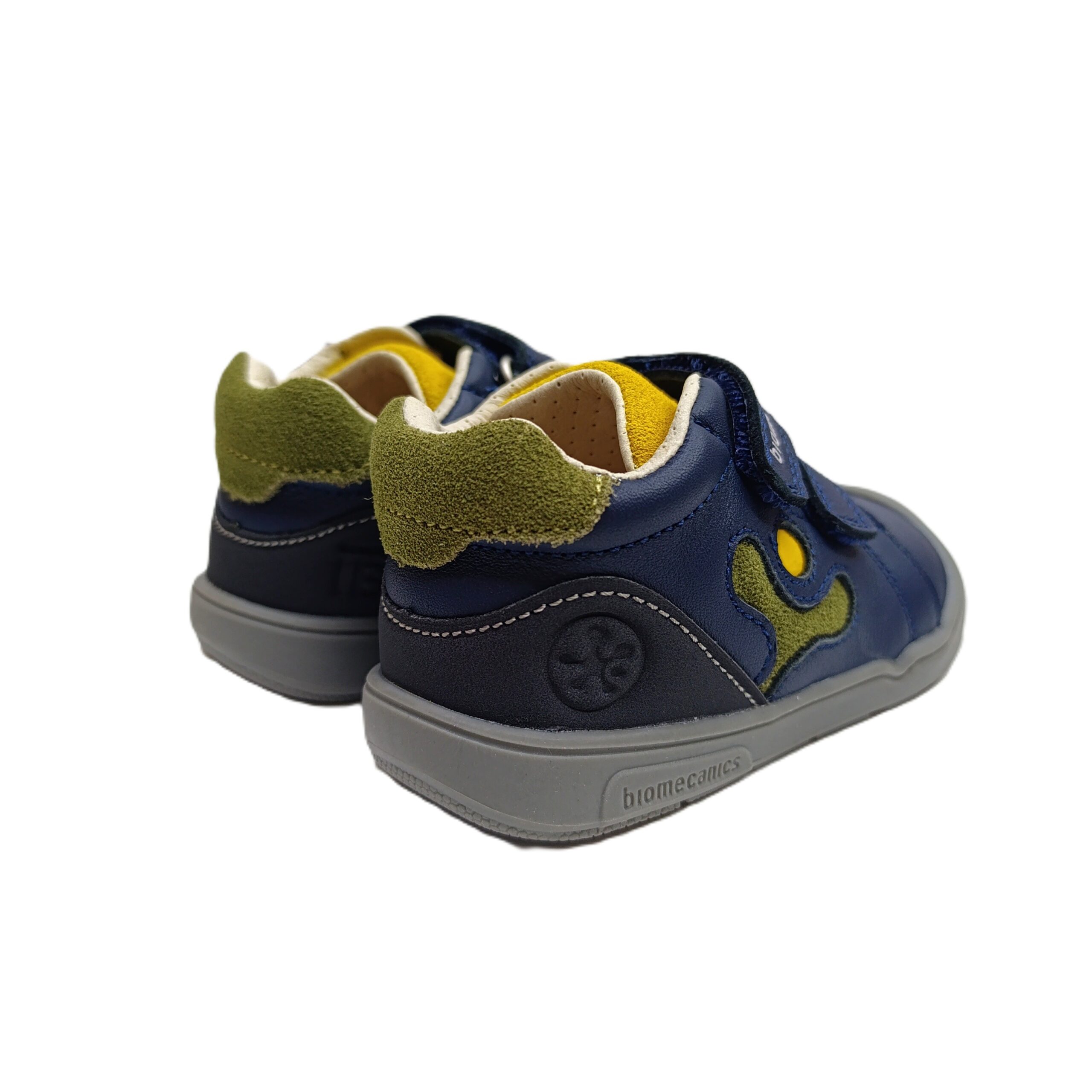 Bota bebé barefoot primeros pasos biomecanics azul