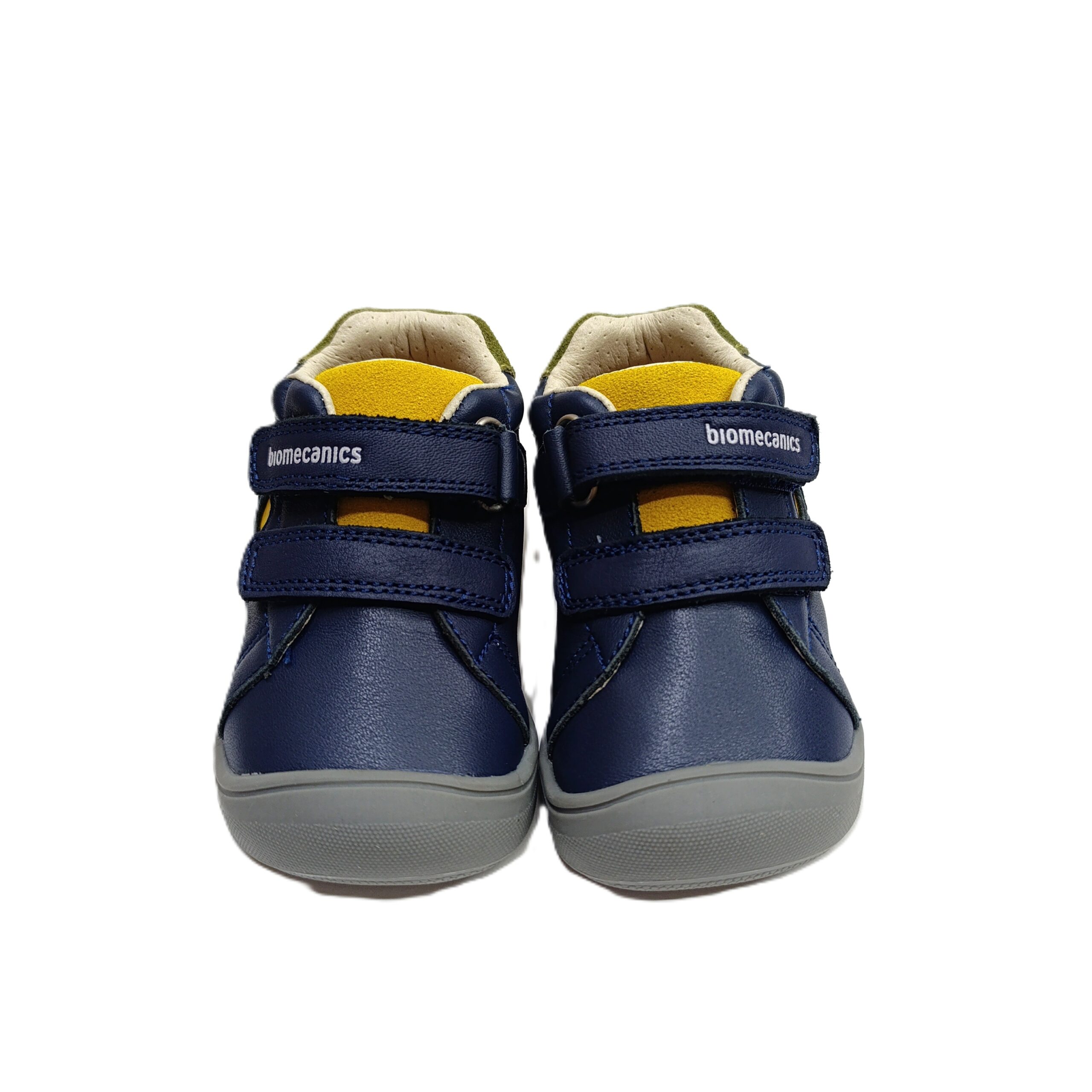 Bota bebé barefoot primeros pasos biomecanics azul