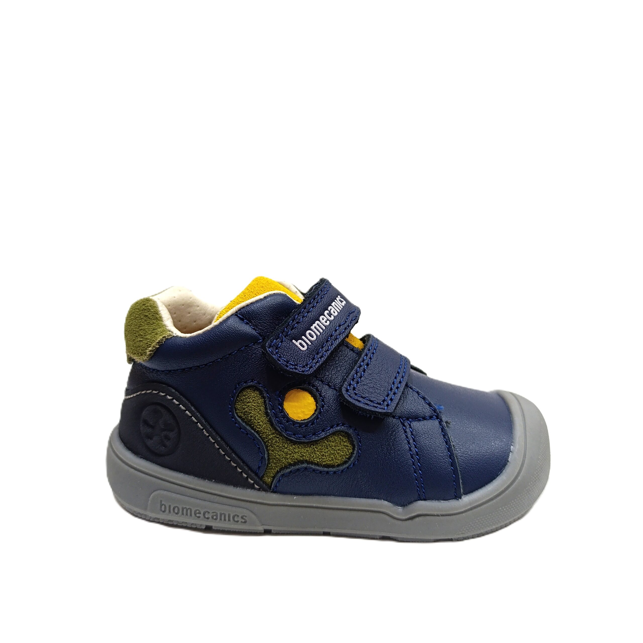 Bota bebé barefoot primeros pasos biomecanics azul