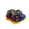 Zapatilla casa barefoot primeros pasos biohome sensorial azul