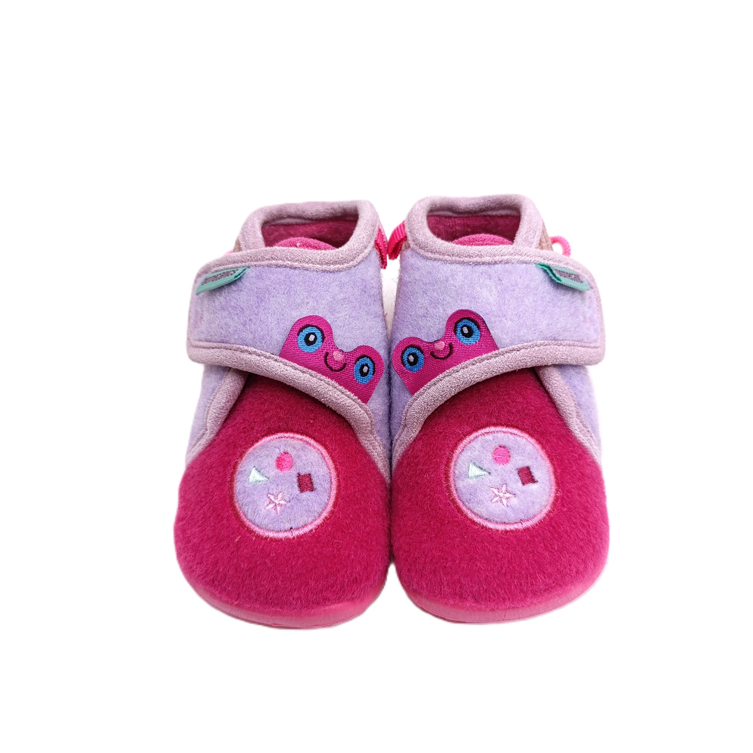 Zapatilla casa barefoot primeros pasos biohome sensorial rosa