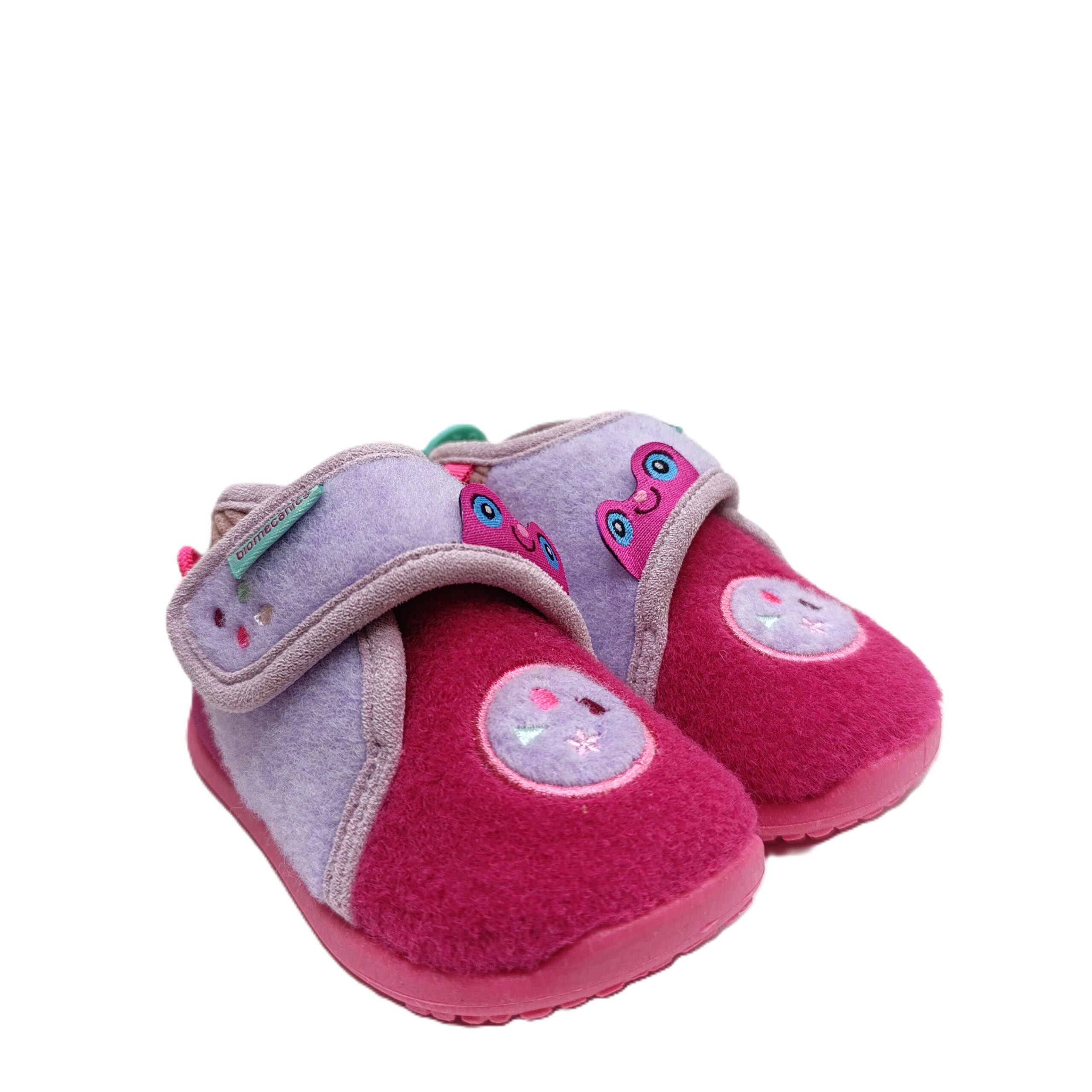 Zapatilla casa barefoot primeros pasos biohome sensorial rosa