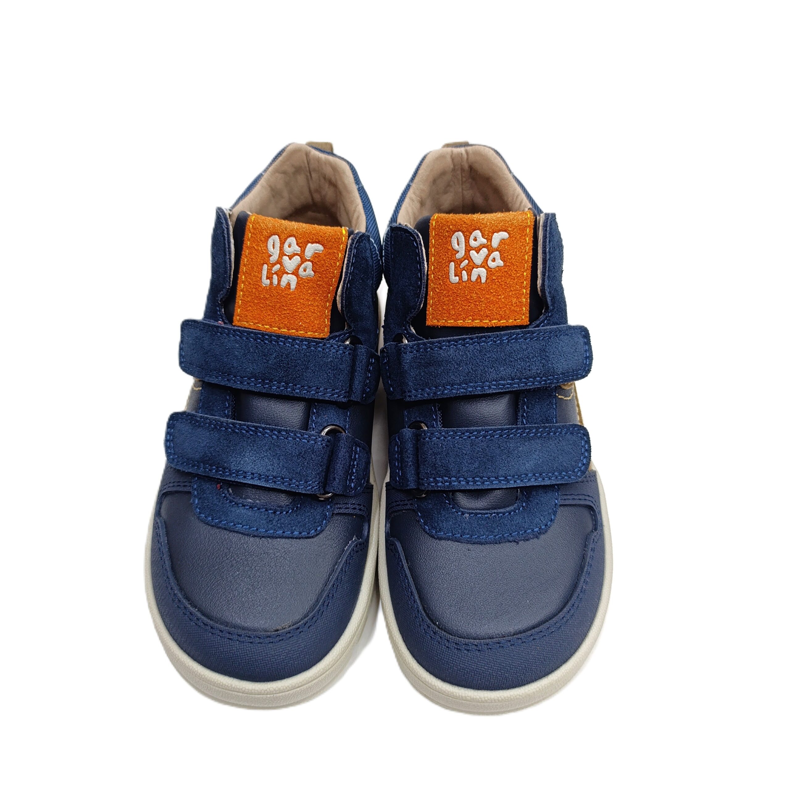 Bota deportiva barefoot niña Garvalín azul