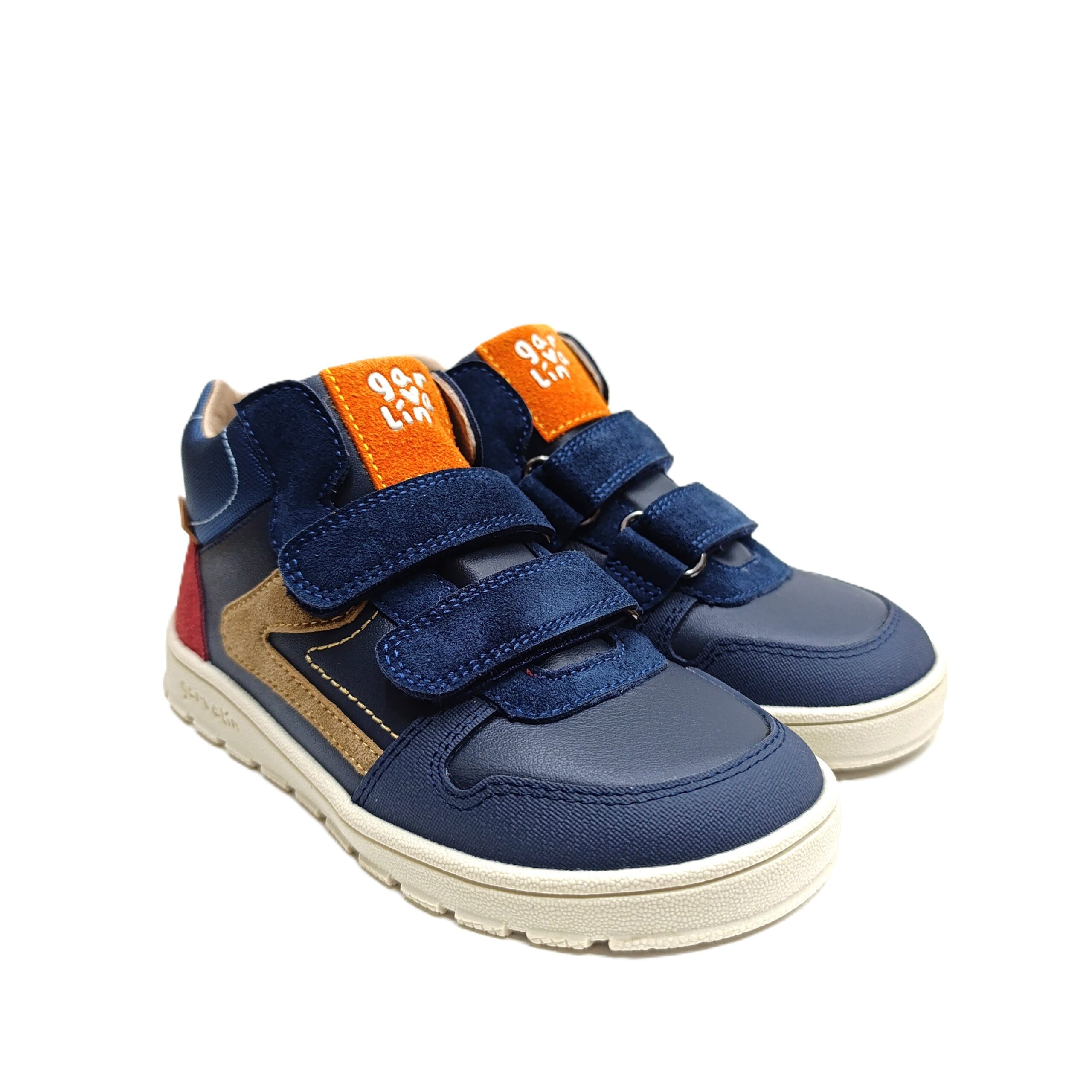 Bota deportiva barefoot niña Garvalín azul