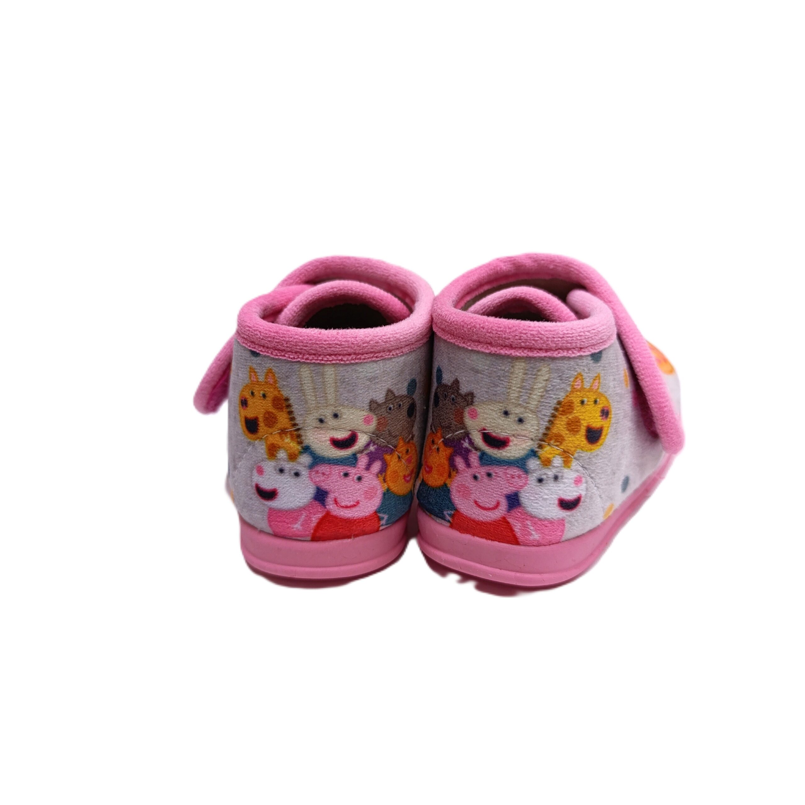Bota casa paño Peppa Pig rosa