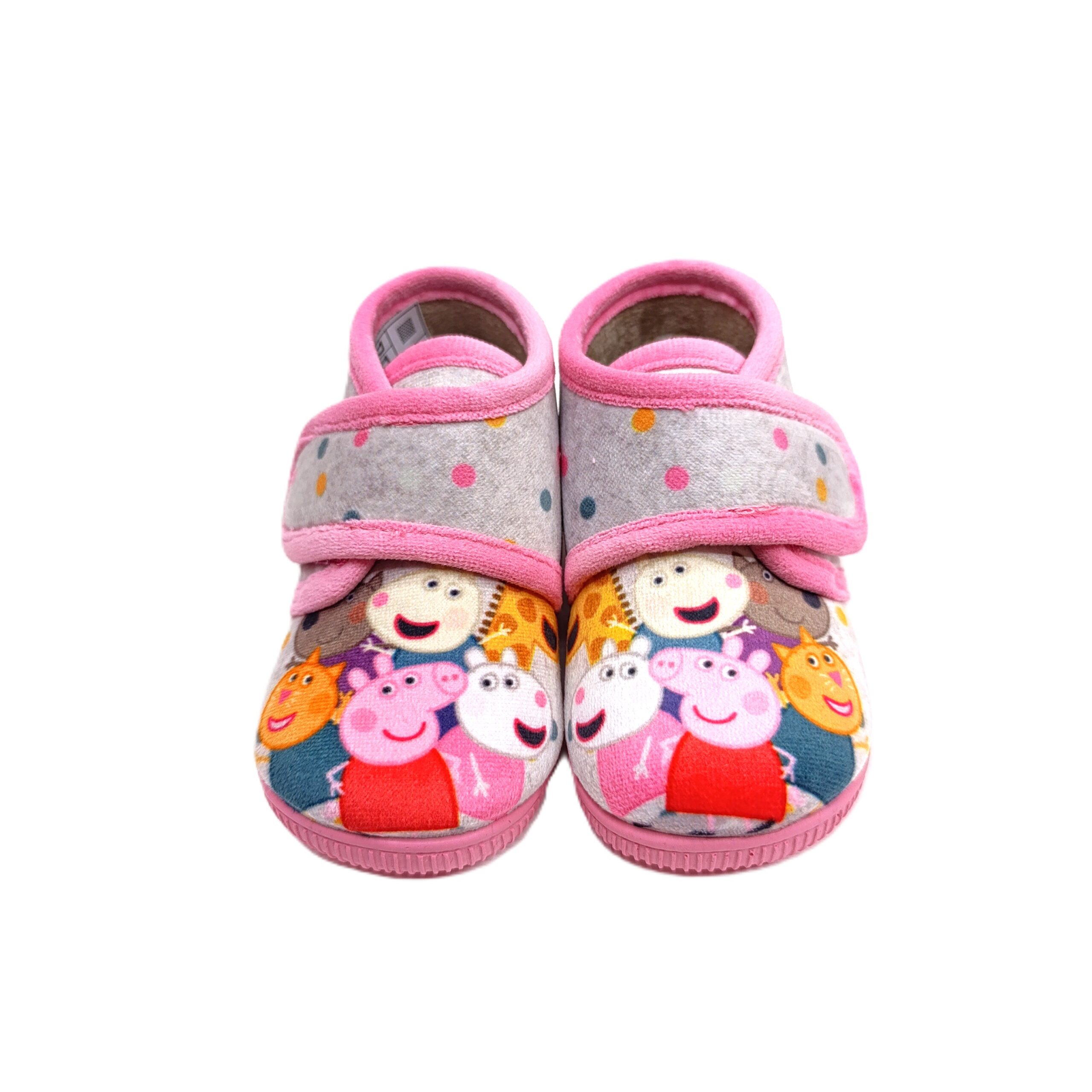 Bota casa paño Peppa Pig rosa