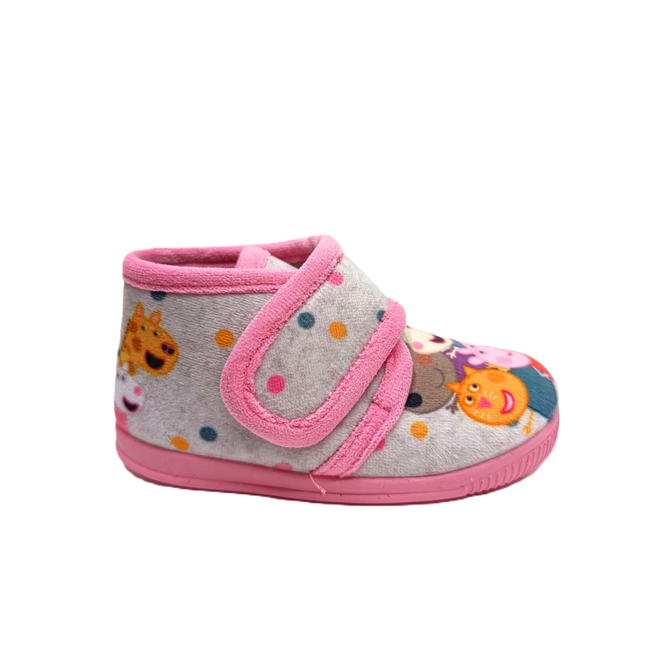 Bota casa paño Peppa Pig rosa