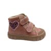 Botín barefoot urban Garvalín rosa corazón 261331