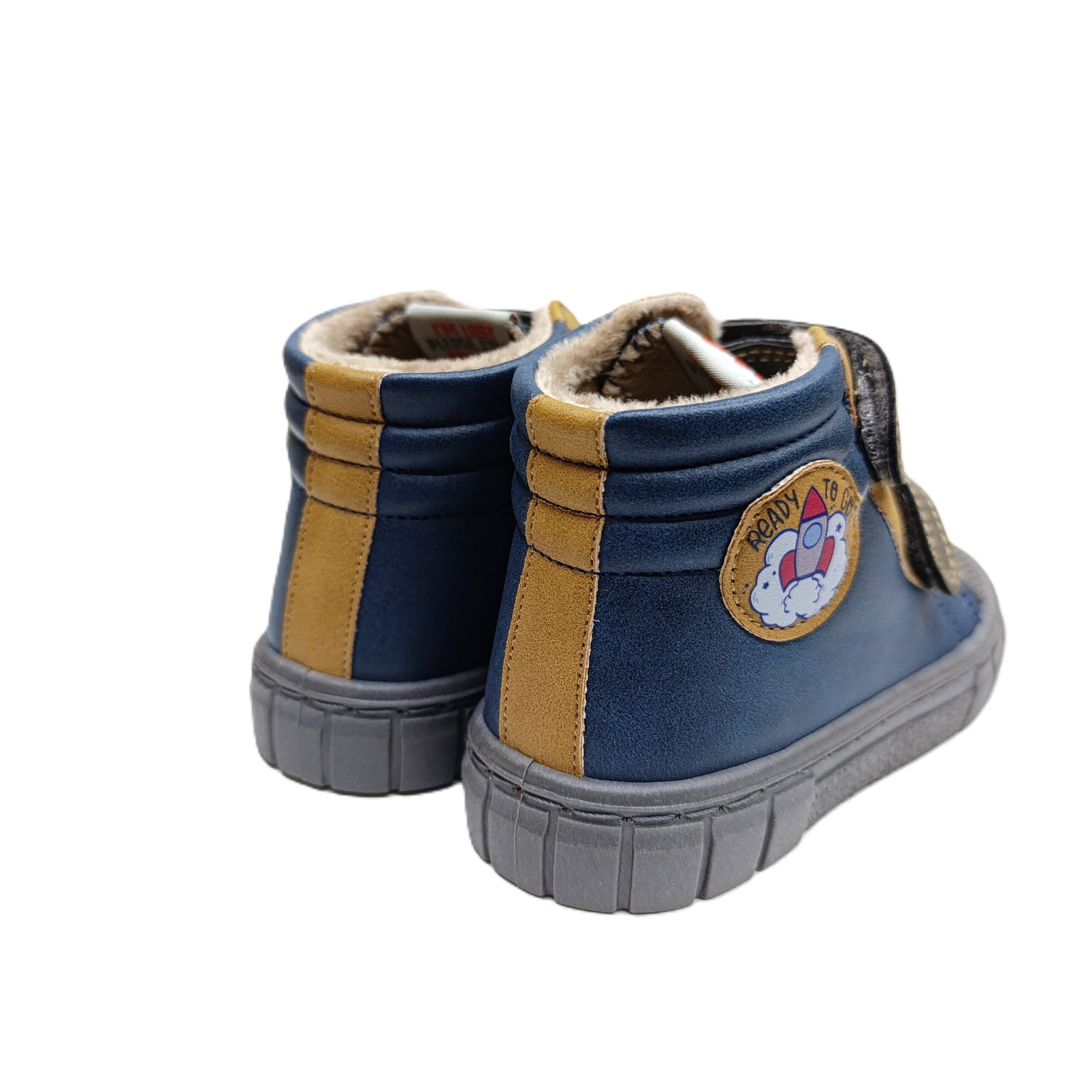 Botín barefoot urban Garvalín azul marino 261330