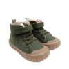 Botín barefoot garvalín textil kaki