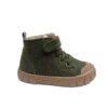 Botín barefoot garvalín textil kaki