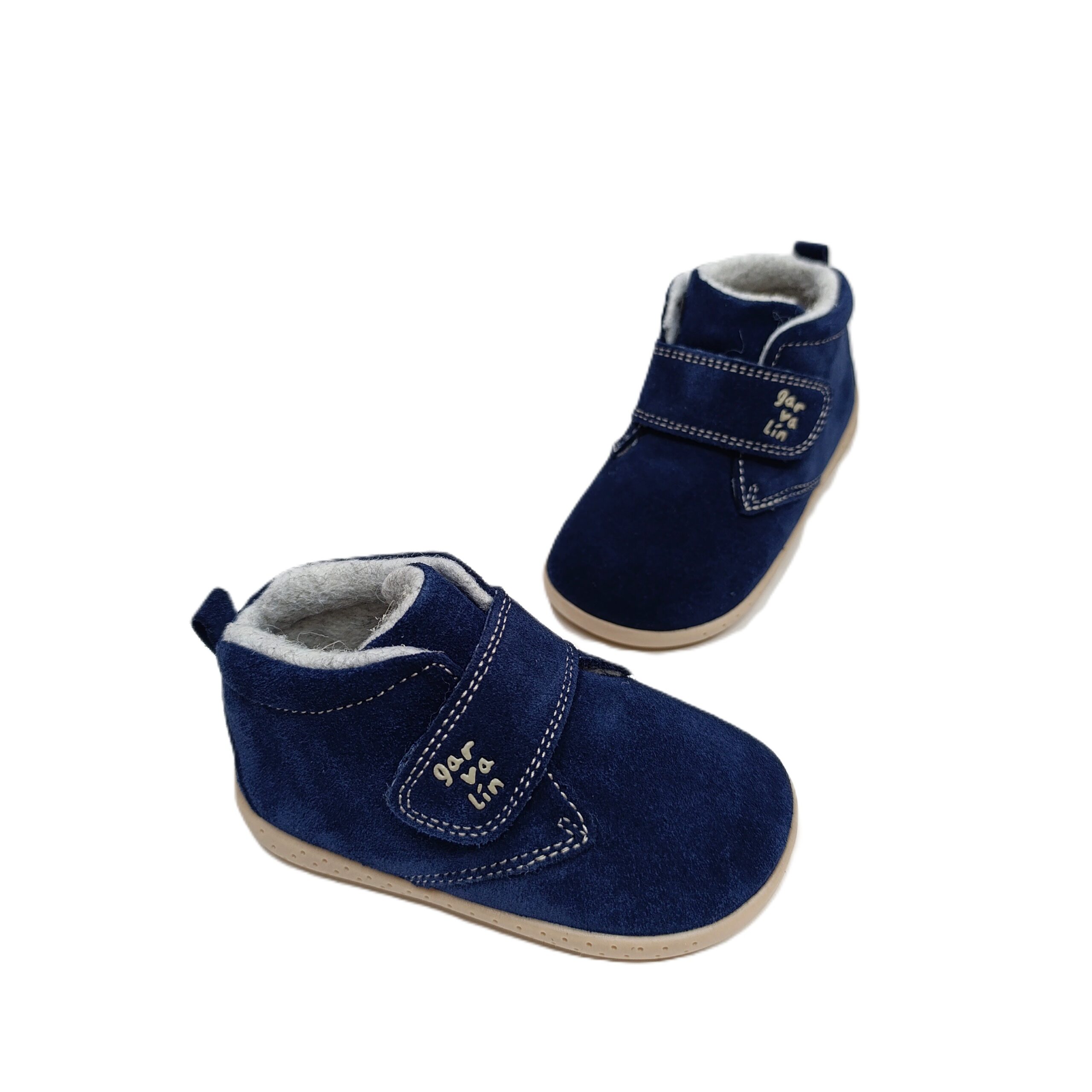 Botita bebé barefoot Garvalín Azul 261306