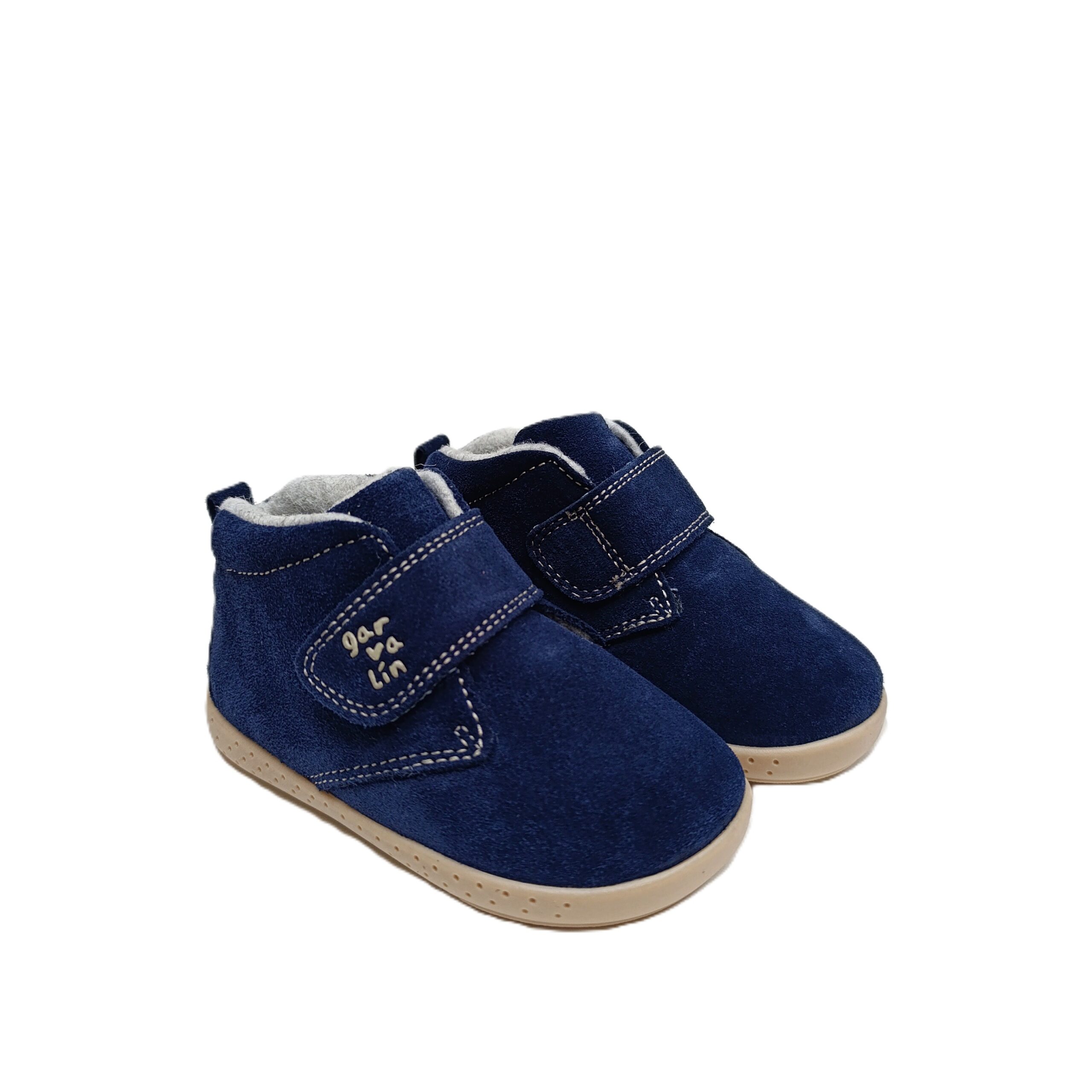 Botita bebé barefoot Garvalín Azul 261306