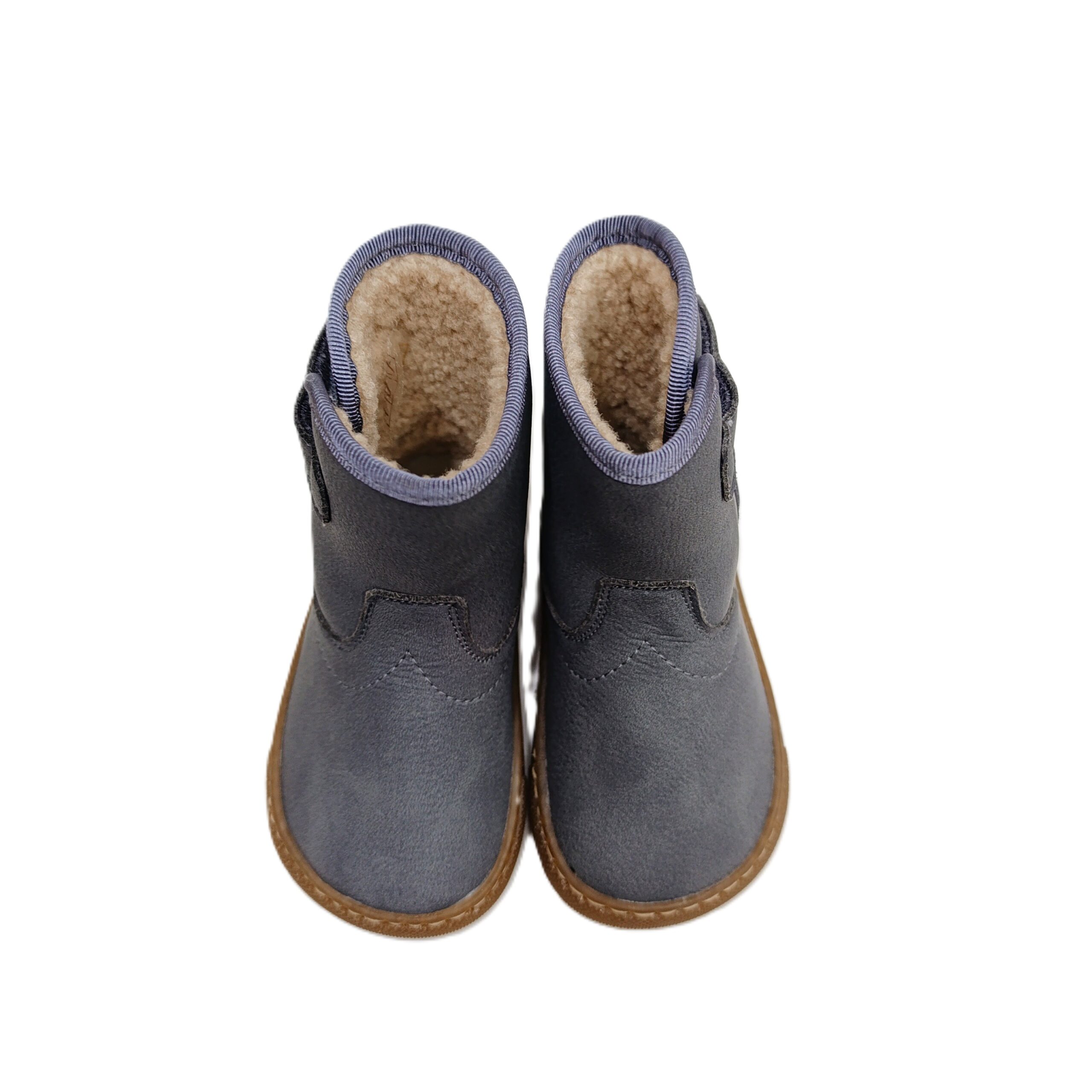 Bota barefoot primeros pasos Pepa Ribera Rep10 Gris