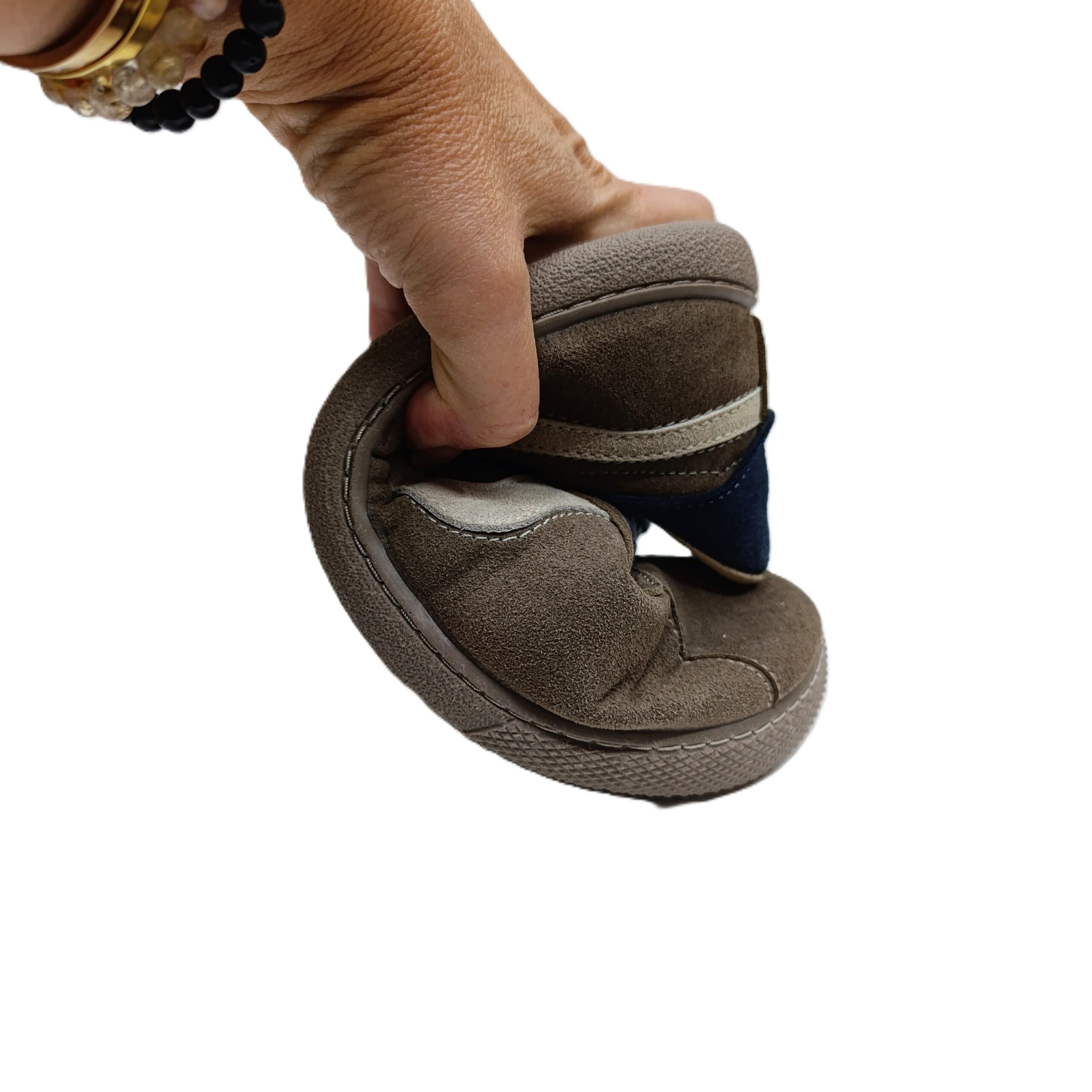 Deportiva barefoot mujer flexibles de vulladi en color plomo
