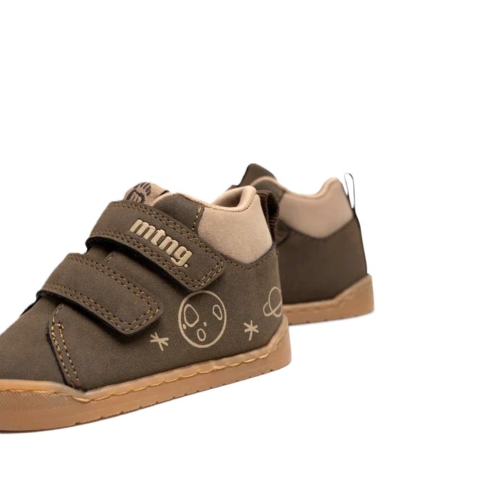 Botín barefoot Mustang free baby 49066 Kaki 6 Botín barefoot bebé mustang free kaki