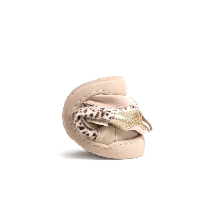 Botín barefoot bebé mustang free beige
