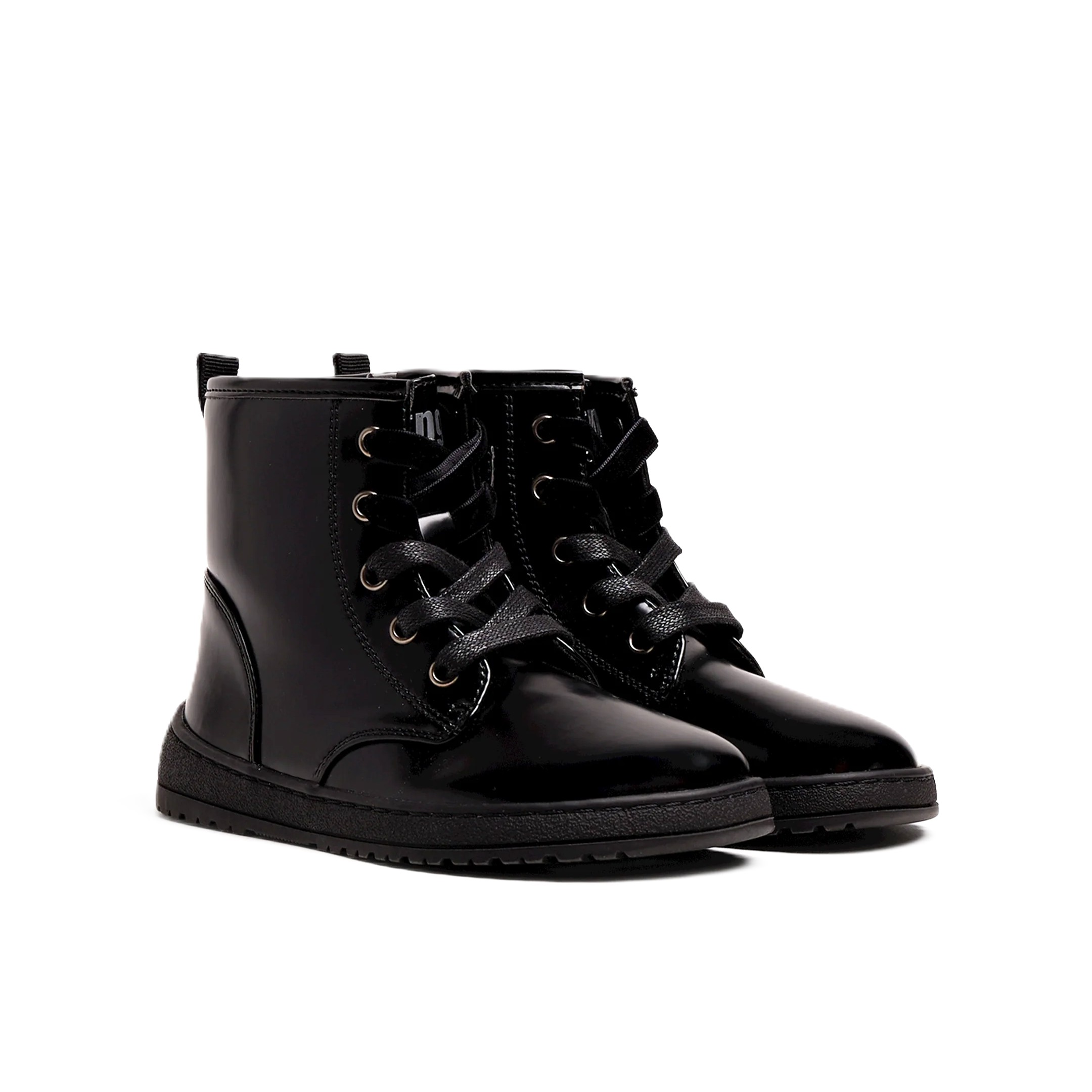 Botín barefoot línea militar niñas Mustang free Alask 49073 Negro 4 Bota barefoot niña militar mustang free alask negro