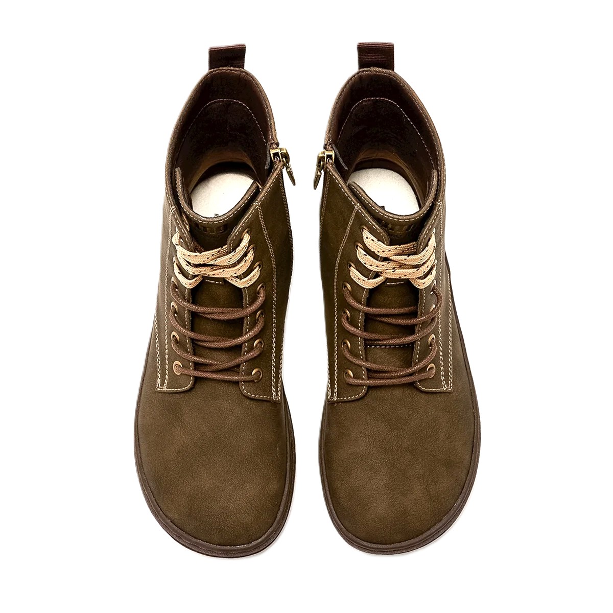 Botín barefoot mujer linea militar free alask marrón