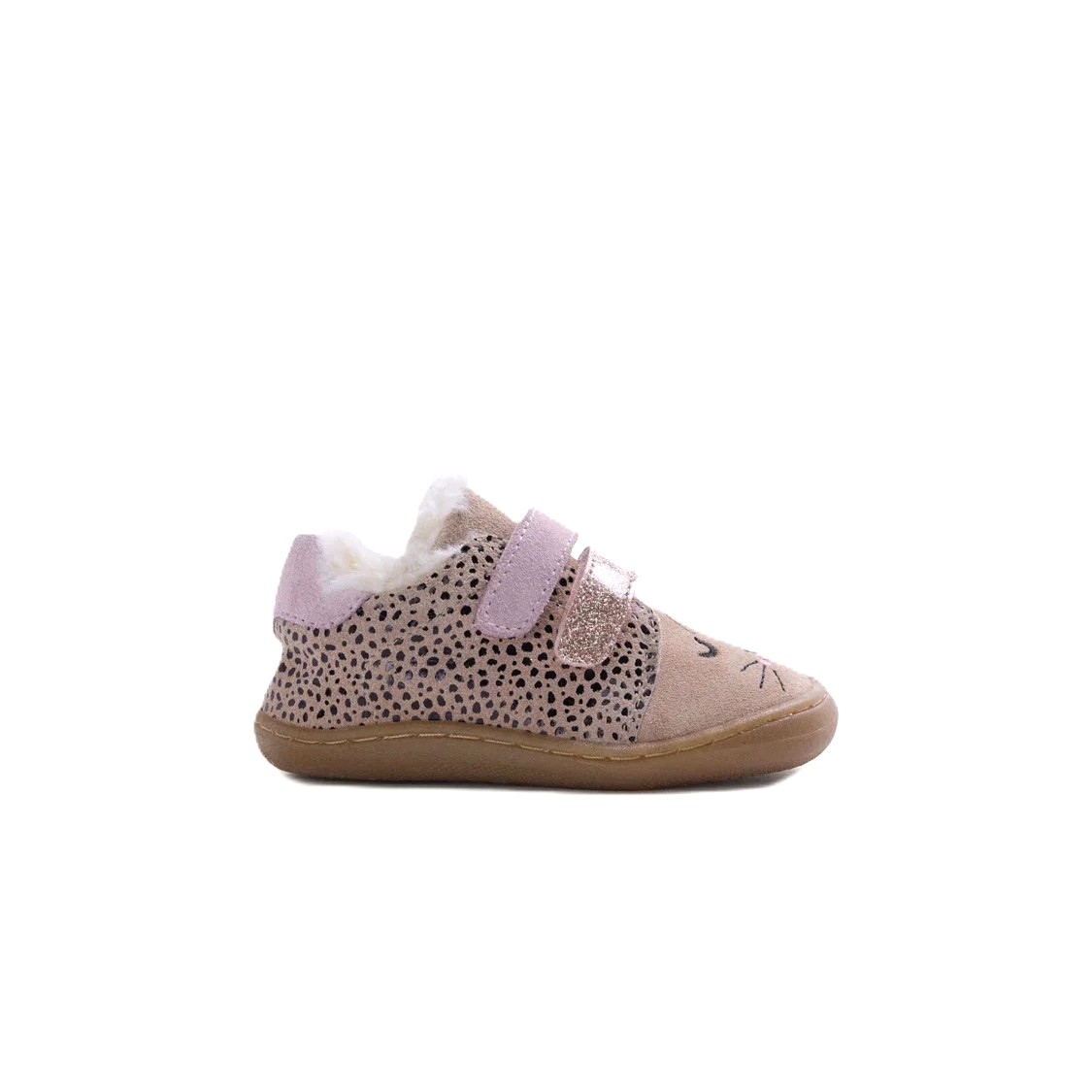 Zapatilla barefoot bebita gioseppo animal print
