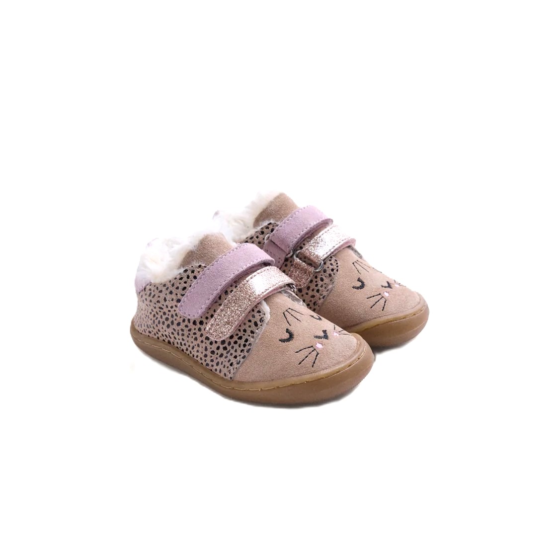 Zapatilla barefoot bebita gioseppo animal print